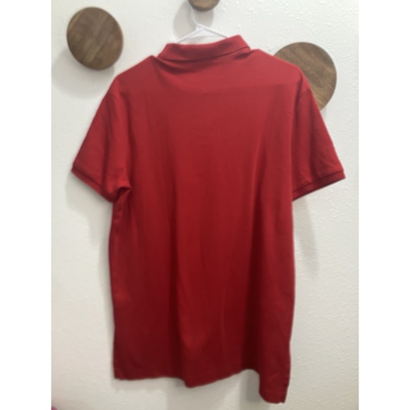 Polo Ralph Lauren Shirt Mens Large Red Polo Short Sleeve Stretch - Picture 4 of 6